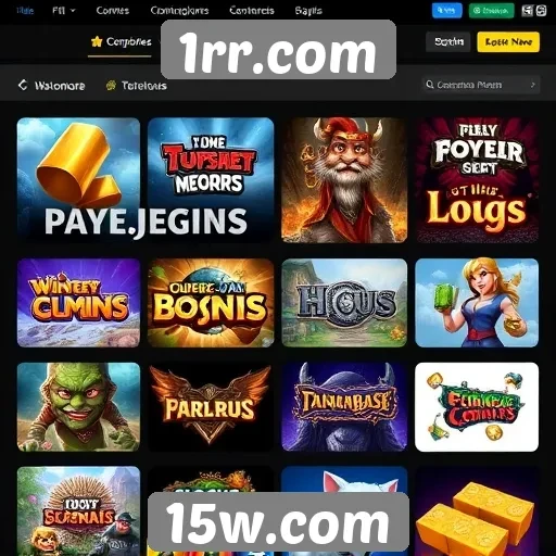 Exploração dos jogos populares disponíveis no 1rr.com